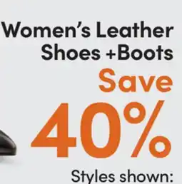 Mark's Women's Leather Shoes + Boots offer