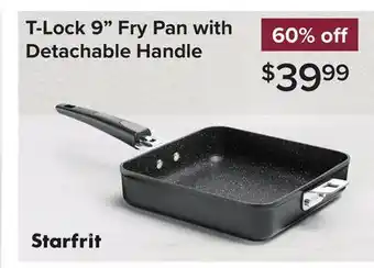 Linen Chest T-Lock 9 Fry Pan with Detachable Handle offer