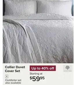 Linen Chest Collier Duvet Cover Set offer
