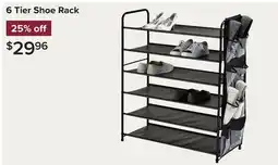 Linen Chest 6 Tier Shoe Rack offer