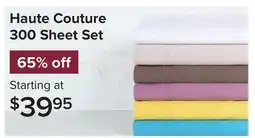 Linen Chest Haute Couture 300 Sheet Set offer