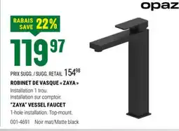 BMR ROBINET DE VASQUE  ZAYA  offer