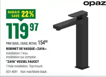 BMR ROBINET DE VASQUE  ZAYA  offer