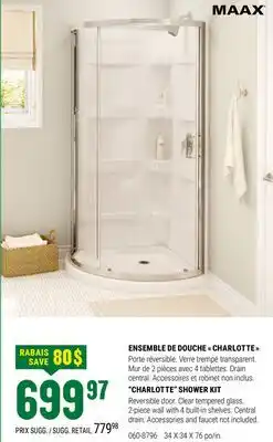 BMR CHARLOTTE SHOWER KIT offer
