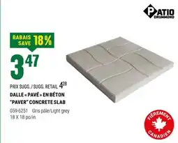 BMR DALLE  PAVÉ  EN BÉTON offer