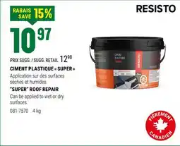 BMR CIMENT PLASTIQUE  SUPER offer