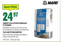 BMR CIMENT-COLLE POUR CARREAUX ET PIERRES offer