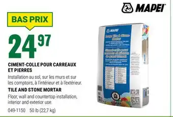 BMR CIMENT-COLLE POUR CARREAUX ET PIERRES offer