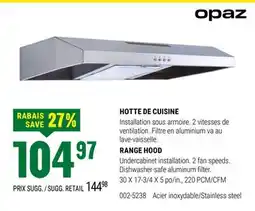 BMR RANGE HOOD offer