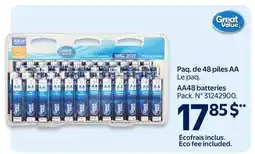Walmart AA48 batteries offer
