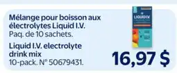 Walmart Liquid I.V. electrolyte drink mix offer