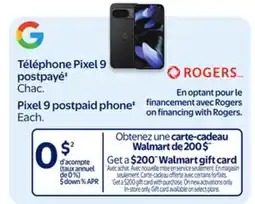 Walmart Pixel 9 postpaid phone‡ offer