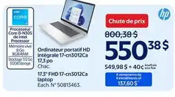 Walmart hp 17.3 FHD 17-cn3012Ca laptop offer
