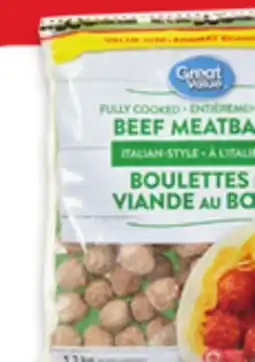 Walmart Great Value frozen meat or seafood or appetizers assorted value packs offer