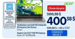 Walmart Aspire Lite 15.6 FHD IPS laptop offer