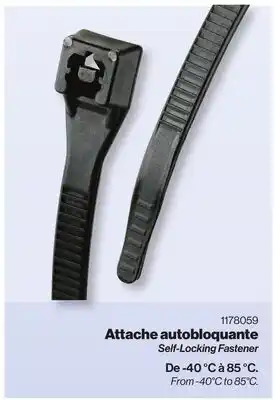 Patrick Morin Self-Locking Fastener offer