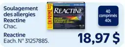 Walmart Reactine offer
