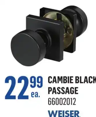 Canac Weiser Cambie Door Knob offer