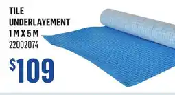 Canac Tile Underlayement 1mx5m offer