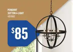 Canac Pendant Sutton 4-Light offer