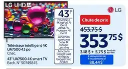Walmart 43 UA7500 4K smart TV offer