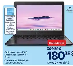 Walmart Chromebook 311 11.6 HD Laptop offer