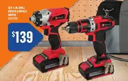 Canac 18 V 1/2 in. Drill Driver & Impact Driver offer