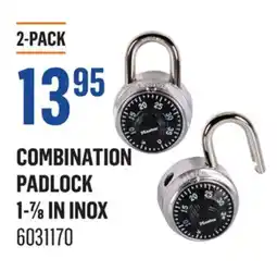 Canac Combination Padlock 1-7/8 in Inox offer
