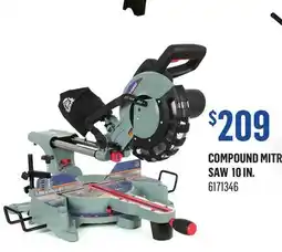 Canac Compound Mitre Saw 10 in offer