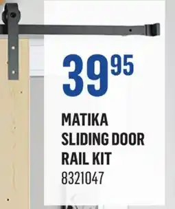 Canac Matika Sliding Door Rail Kit offer