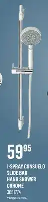 Canac 1-Spray Consuelo Slide Bar Hand Shower Chrome offer