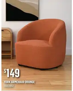 Canac York Armchair Orange offer
