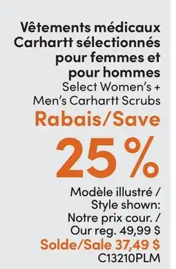 L'équipeur Vêtements médicaux Carhartt sélectionnés pour femmes et pour hommes offer