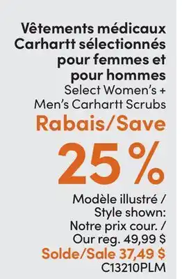 L'équipeur Vêtements médicaux Carhartt sélectionnés pour femmes et pour hommes offer