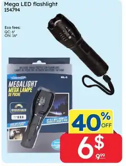Rossy Mega LED flashlight offer