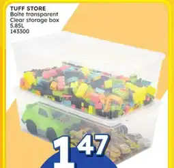 Rossy TUFF STORE Boîte transparent Clear storage box offer