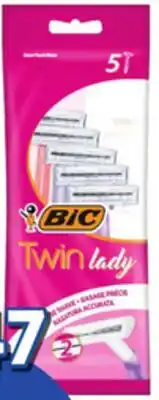 Rossy BIC TWIN LADY Disposable razors offer