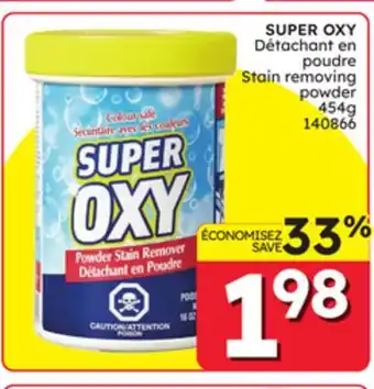 Rossy SUPER OXY Stain removing powder offer