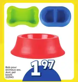 Rossy Asst. pet bowls offer