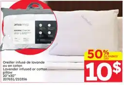 Rossy Lavender infused or cotton pillow 20''x30'' offer
