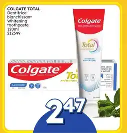 Rossy COLGATE TOTAL Whitening toothpaste offer