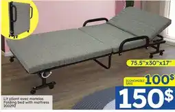 Rossy Folding bed with mattress offer