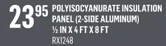 Canac Polyisocyanurate Insulation Panel (2-Side Aluminum) offer
