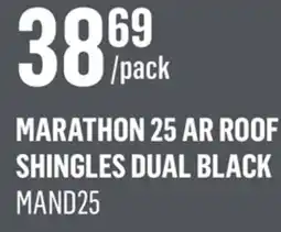 Canac Marathon 25 AR Roof Shingles Dual Black offer