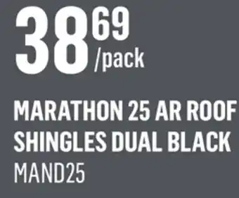 Canac Marathon 25 AR Roof Shingles Dual Black offer