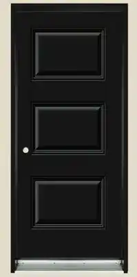 Canac B01 CLASSIC STEEL DOOR 34 IN LEFT OR RIGHT BLACK offer