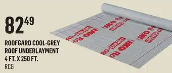 Canac RoofGard Cool-Grey Roof Underlayment 4 ft. x 250 ft offer