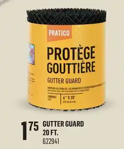 Canac Gutter Guard 20 ft offer