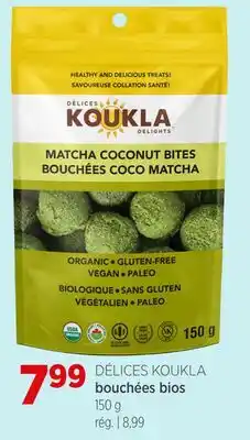 Avril DÉLICES KOUKLA bouchées bios offer