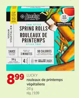 Avril Rouleaux de printemps végétaliens offer